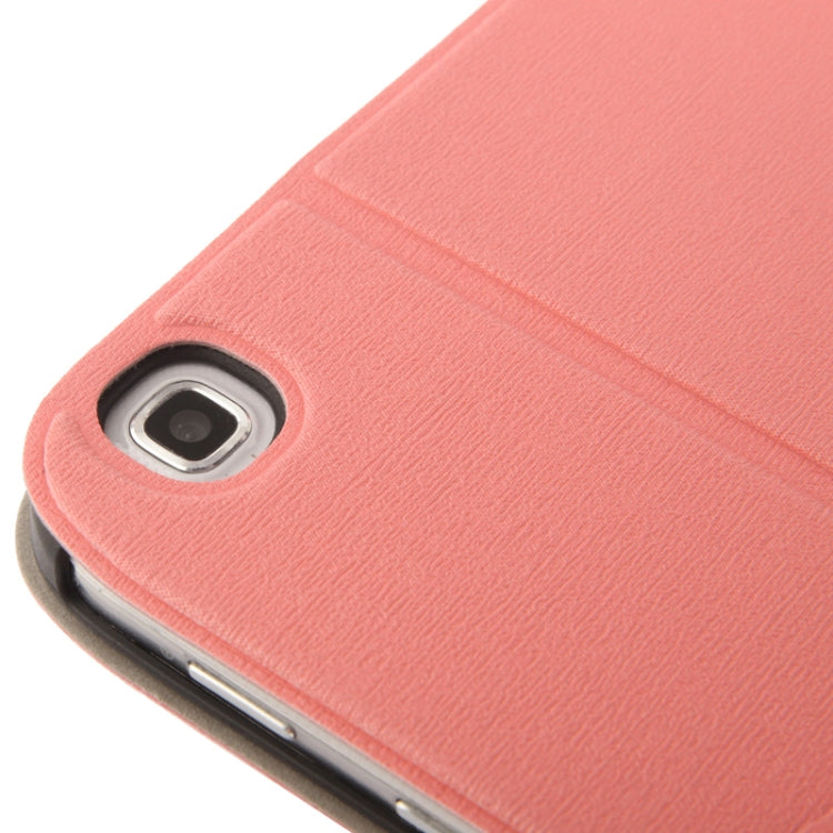 Linen Texture Leather Case with Credit Card Slot for Galaxy Tab 3 (8.0) / T3100 / T3110