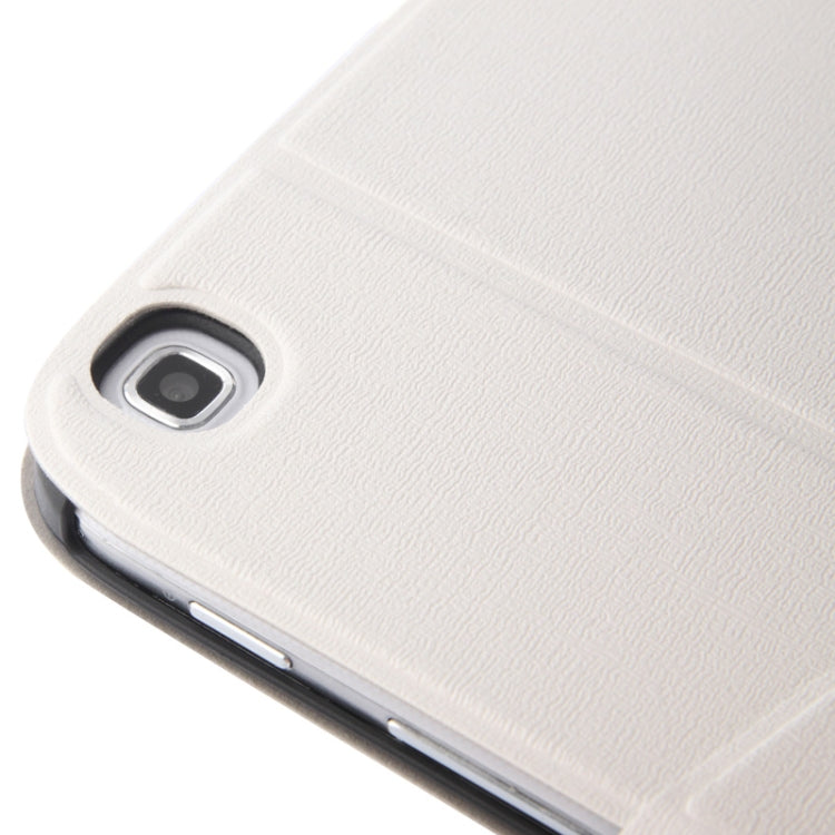 Linen Texture Leather Case with Credit Card Slot for Galaxy Tab 3 (8.0) / T3100 / T3110