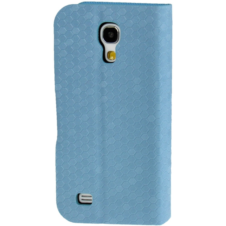 Honeycomb Texture Flip  Leather Case with Credit Card Slots & Holder for Galaxy S IV mini / i9190