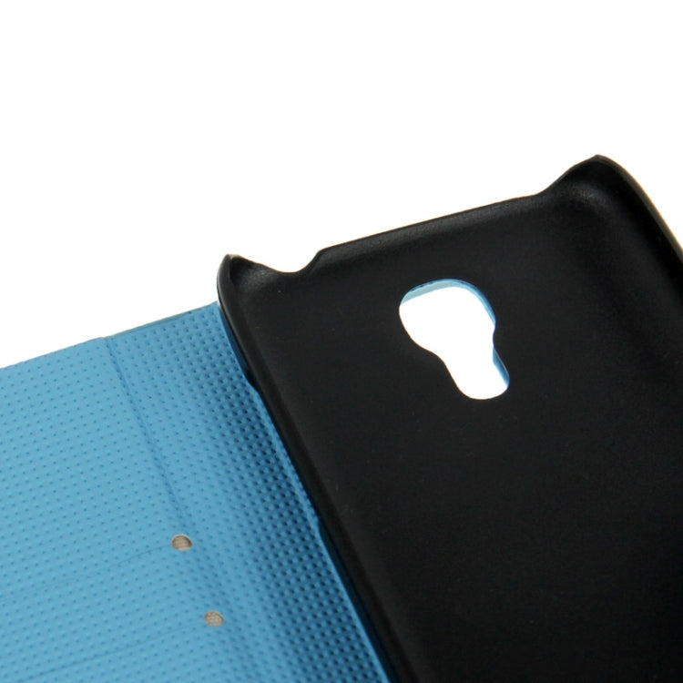 Honeycomb Texture Flip  Leather Case with Credit Card Slots & Holder for Galaxy S IV mini / i9190