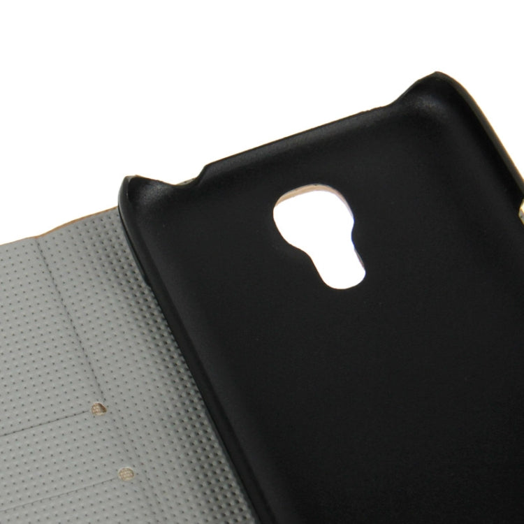 Honeycomb Texture Flip  Leather Case with Credit Card Slots & Holder for Galaxy S IV mini / i9190