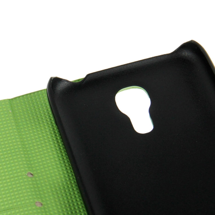 Honeycomb Texture Flip  Leather Case with Credit Card Slots & Holder for Galaxy S IV mini / i9190