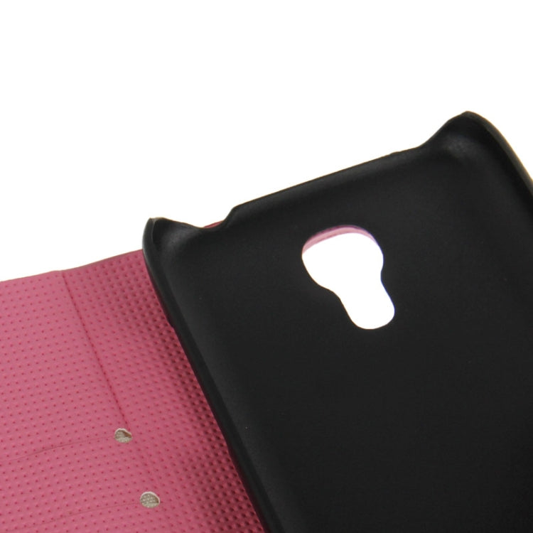 Honeycomb Texture Flip  Leather Case with Credit Card Slots & Holder for Galaxy S IV mini / i9190