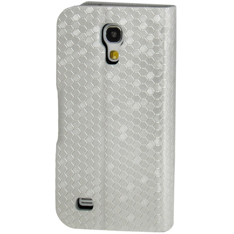 Honeycomb Texture Flip  Leather Case with Credit Card Slots & Holder for Galaxy S IV mini / i9190
