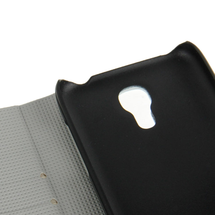 Honeycomb Texture Flip  Leather Case with Credit Card Slots & Holder for Galaxy S IV mini / i9190