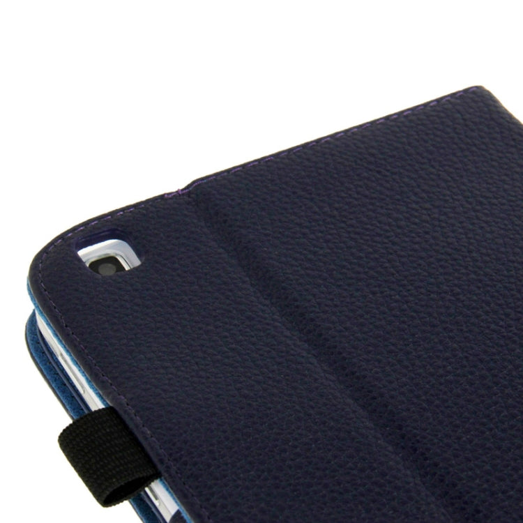 Litchi Texture Leather Case with 3-angle Adjustment Viewing Holder for Galaxy Tab 3 (8.0) / T3110 / T3100,