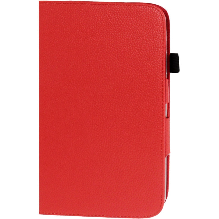 Litchi Texture Leather Case with 3-angle Adjustment Viewing Holder for Galaxy Tab 3 (8.0) / T3110 / T3100,