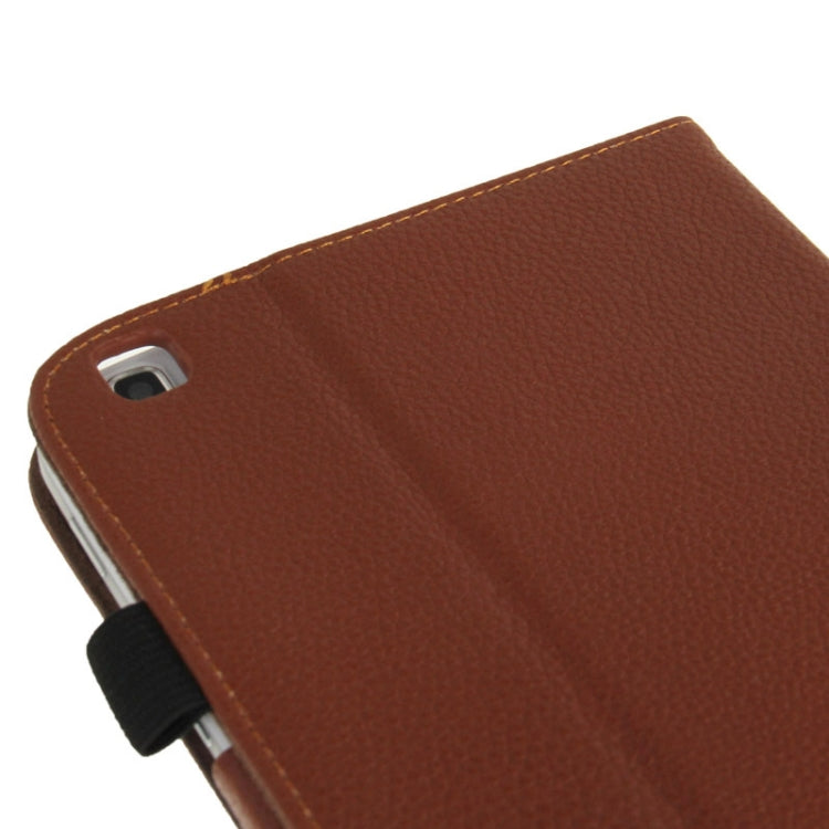 Litchi Texture Leather Case with 3-angle Adjustment Viewing Holder for Galaxy Tab 3 (8.0) / T3110 / T3100,