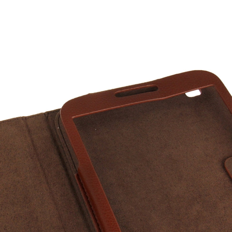 Litchi Texture Leather Case with 3-angle Adjustment Viewing Holder for Galaxy Tab 3 (8.0) / T3110 / T3100,