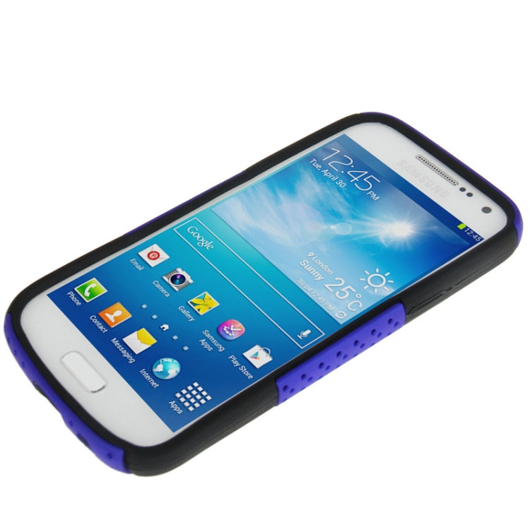 2-color Series Mesh Plastic + Silicon Combination Case for Galaxy S IV mini / i9190