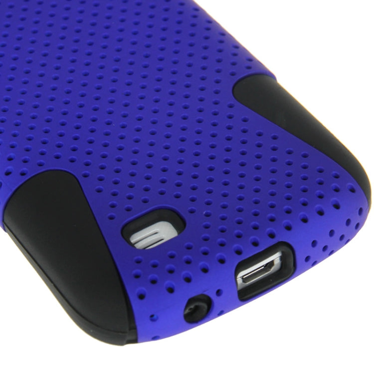 2-color Series Mesh Plastic + Silicon Combination Case for Galaxy S IV mini / i9190