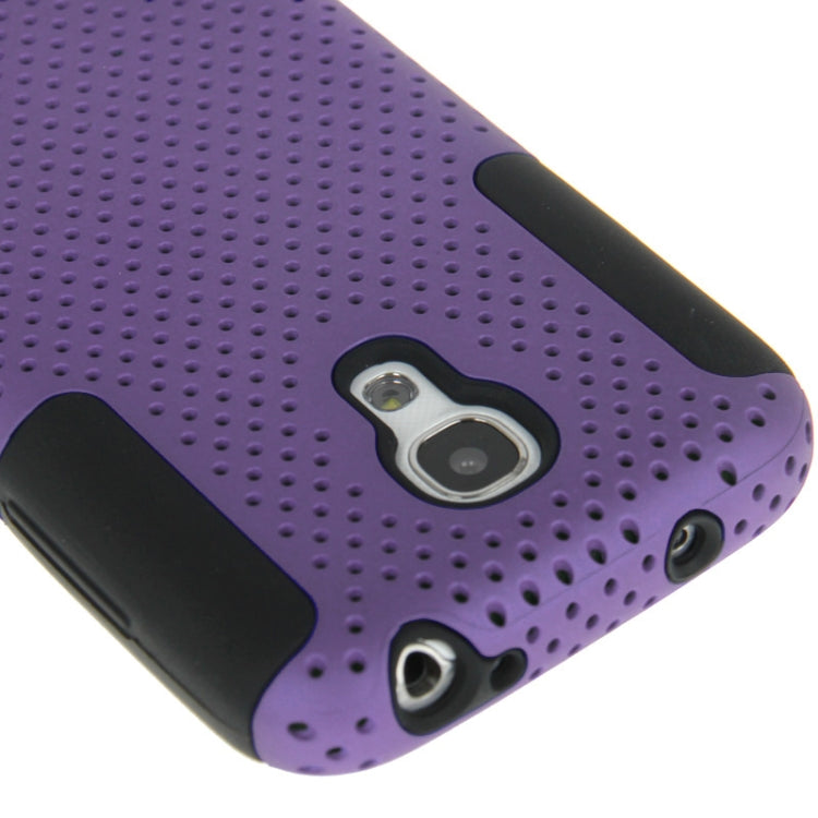 2-color Series Mesh Plastic + Silicon Combination Case for Galaxy S IV mini / i9190