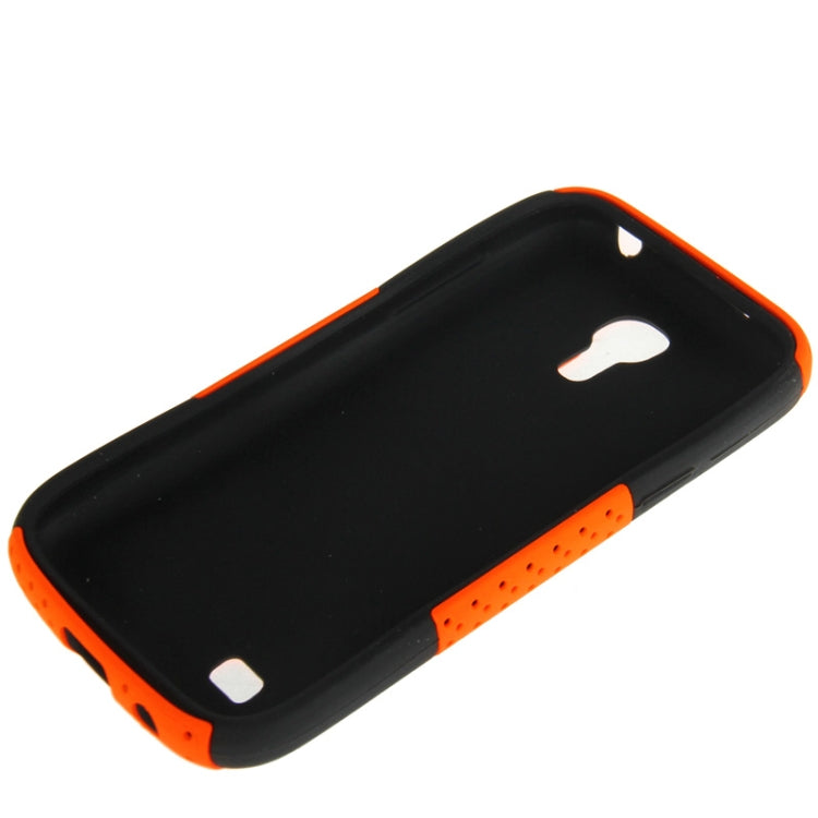2-color Series Mesh Plastic + Silicon Combination Case for Galaxy S IV mini / i9190