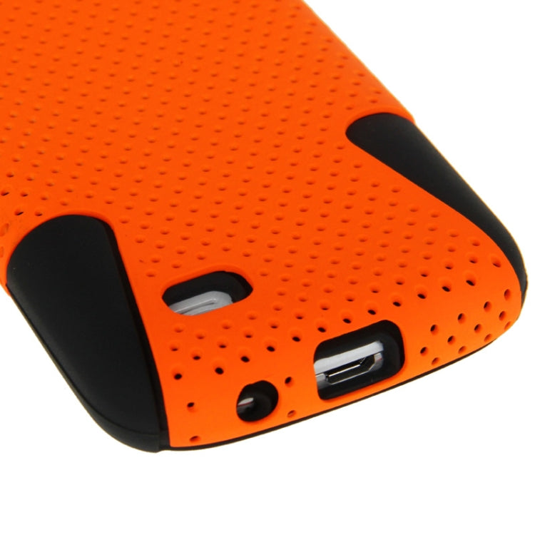 2-color Series Mesh Plastic + Silicon Combination Case for Galaxy S IV mini / i9190