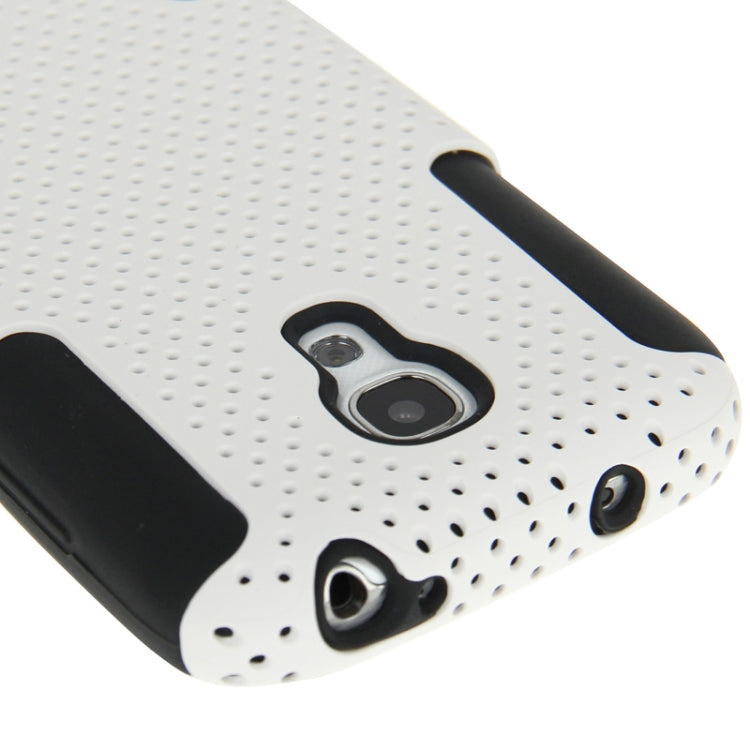 2-color Series Mesh Plastic + Silicon Combination Case for Galaxy S IV mini / i9190
