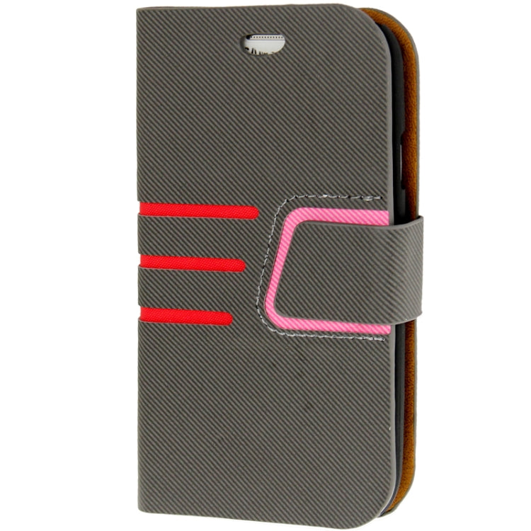Denim Pattern Flip Leather Case with Credit Card Slot & Holder for Galaxy S III / i9300