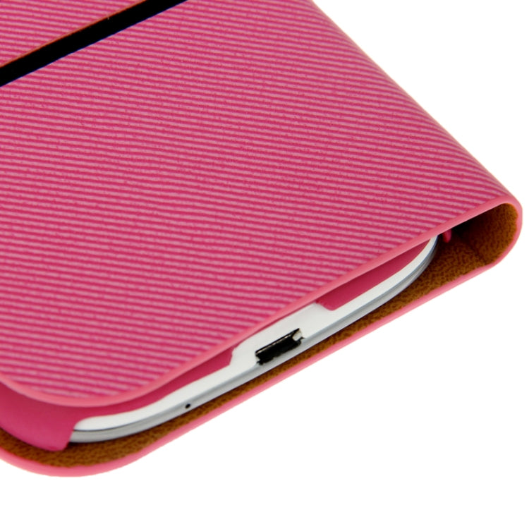 Denim Pattern Flip Leather Case with Credit Card Slot & Holder for Galaxy S III / i9300