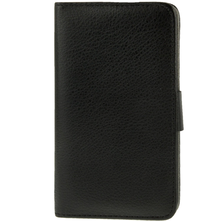 Litchi Texture Horizontal Flip Soft Leather Case with Holder & Credit Card Slots for Galaxy S IV Active / i9295