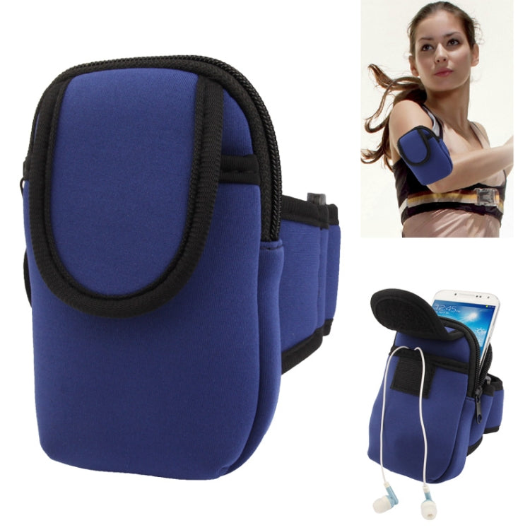 Thicken Nylon Fabric Double Layers Sports Armband Case for Galaxy S IV / i9500 / i9300 / i9190
