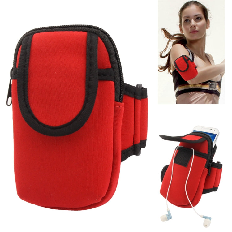 Thicken Nylon Fabric Double Layers Sports Armband Case for Galaxy S IV / i9500 / i9300 / i9190