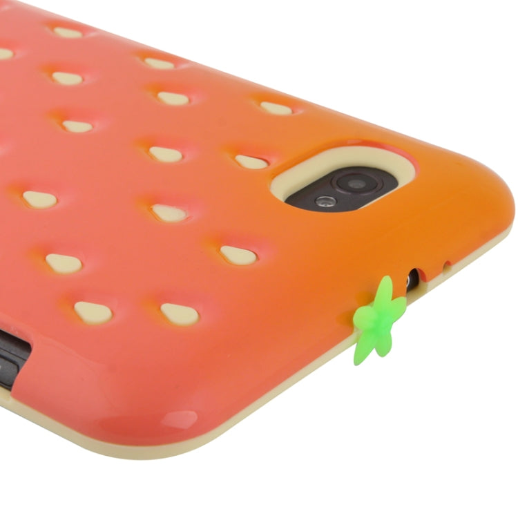 Strawberry Style Plastic + Silicon Combination Case for Samsung Tab 2 / P3100 / P6200