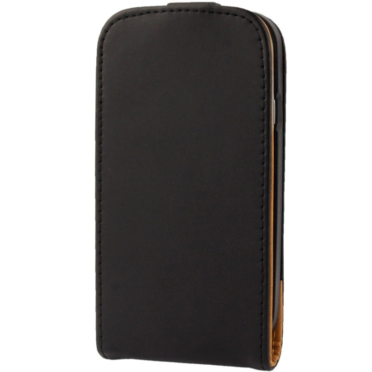 Vertical Flip Leather Case for Galaxy S III / i9300(Black)