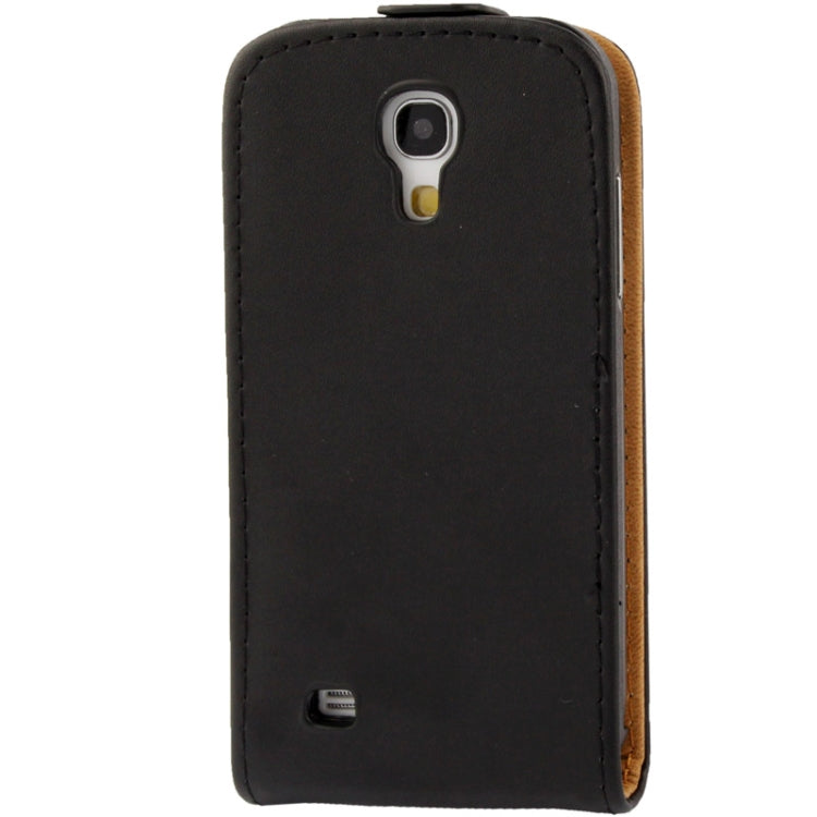 Vertical Flip Leather Case for Galaxy S IV mini / i9190 / i9192(Black)