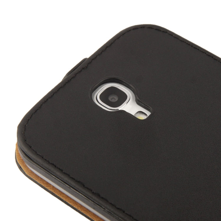 Vertical Flip Leather Case for Galaxy Mega 6.3 / i9200(Black)
