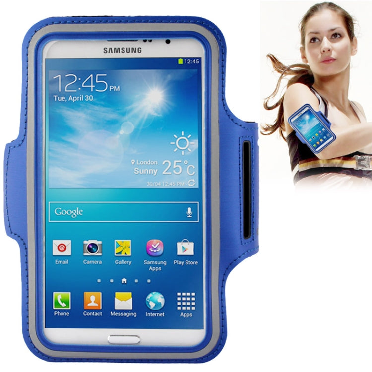 PU Sports Armband Case with Earphone Hole for Galaxy Mega 6.3 / i9200