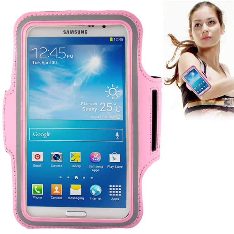 PU Sports Armband Case with Earphone Hole for Galaxy Mega 6.3 / i9200