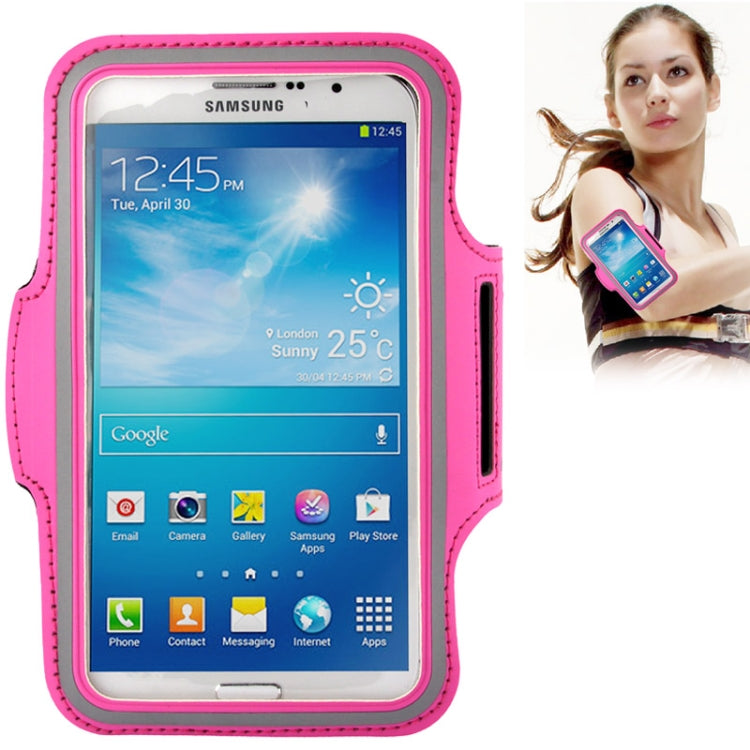 PU Sports Armband Case with Earphone Hole for Galaxy Mega 6.3 / i9200