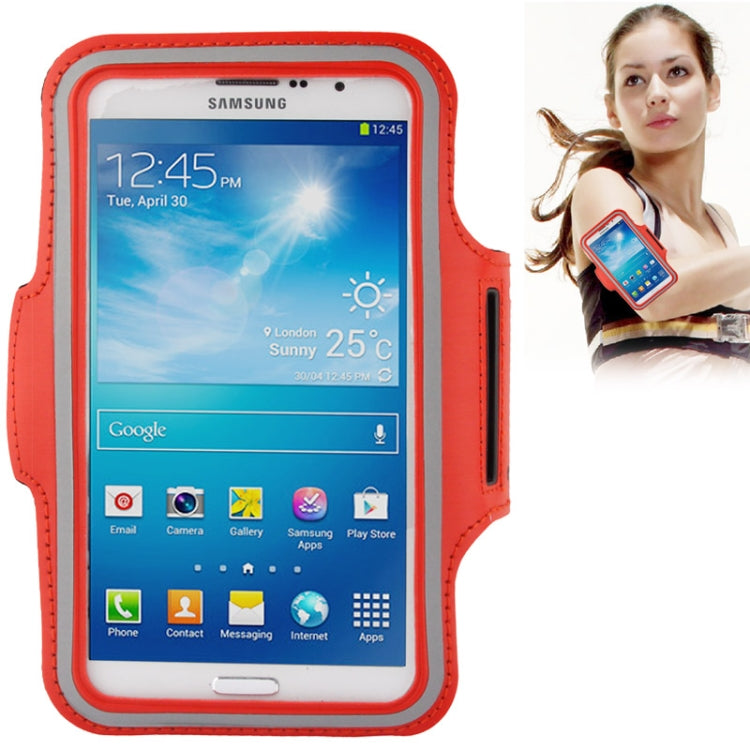 PU Sports Armband Case with Earphone Hole for Galaxy Mega 6.3 / i9200