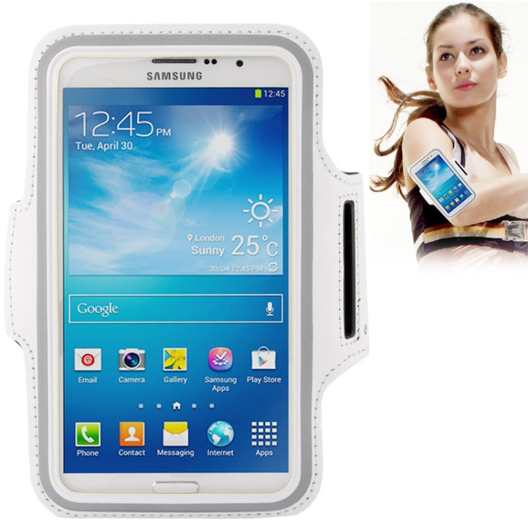 PU Sports Armband Case with Earphone Hole for Galaxy Mega 6.3 / i9200