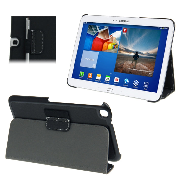 Denim Texture Leather Case with Holder & Pen Slot for Galaxy Tab 3 (10.1) / GT-P5200