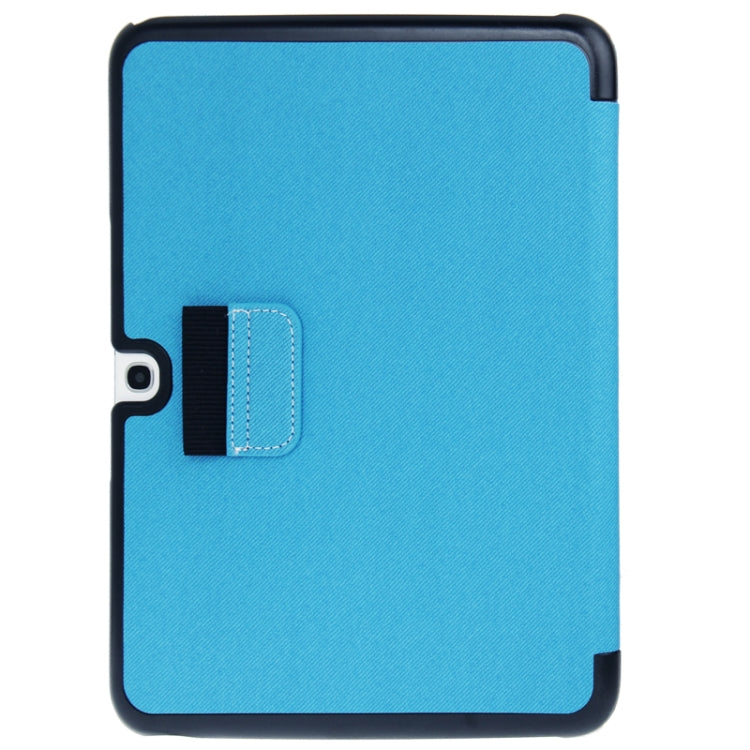 Denim Texture Leather Case with Holder & Pen Slot for Galaxy Tab 3 (10.1) / GT-P5200