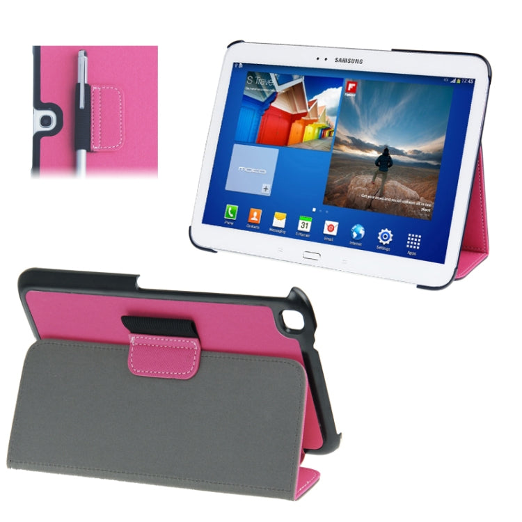 Denim Texture Leather Case with Holder & Pen Slot for Galaxy Tab 3 (10.1) / GT-P5200