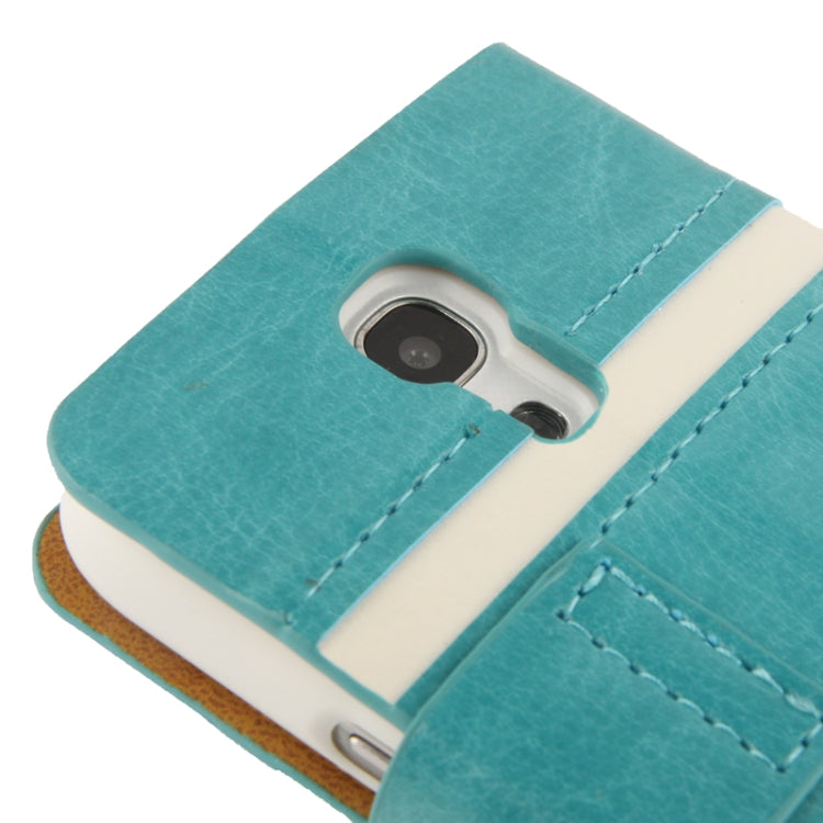 2-color Fine Sheepskin Texture Flip  Leather Case with Credit Card Slots & Holder for Galaxy S IV mini / i9190