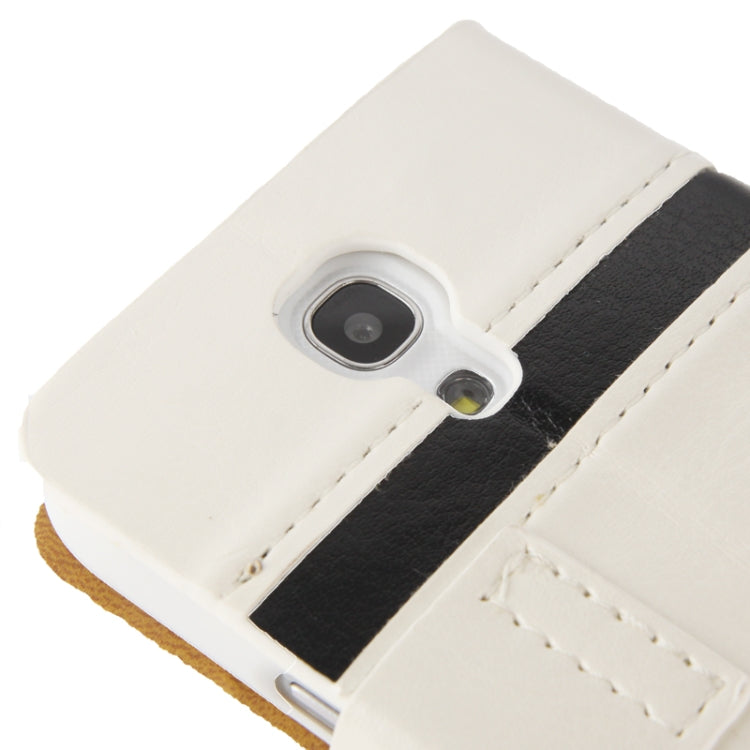 2-color Fine Sheepskin Texture Flip  Leather Case with Credit Card Slots & Holder for Galaxy S IV mini / i9190