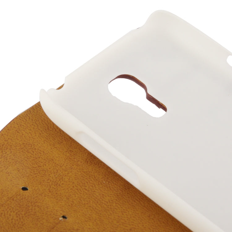 2-color Fine Sheepskin Texture Flip  Leather Case with Credit Card Slots & Holder for Galaxy S IV mini / i9190