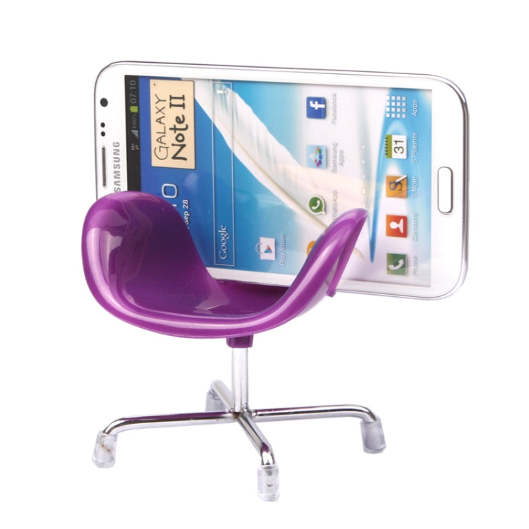 Universal Rotating Chair Style Holder, Random Color Delivery, For iPhone, Galaxy, Huawei, Xiaomi, Sony, HTC, Google, LG and other Smart Phones