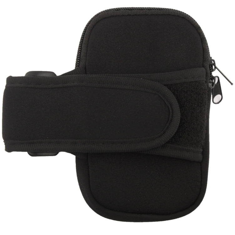 Thicken Nylon Fabric Double Layers Sports Armband Case for Galaxy Note II / N7100 / i9220(Black)