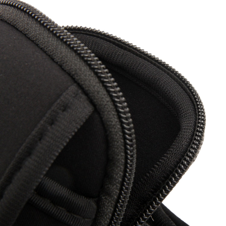 Thicken Nylon Fabric Double Layers Sports Armband Case for Galaxy Note II / N7100 / i9220(Black)