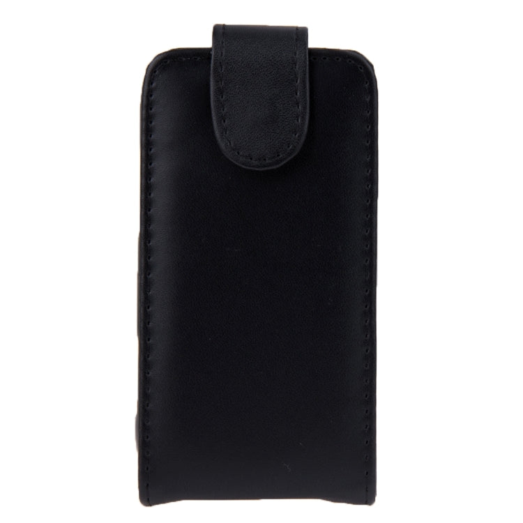 Microscopic Gravel Texture Vertical Flip Leather Case for Galaxy Ace 2 / i8160(Black)
