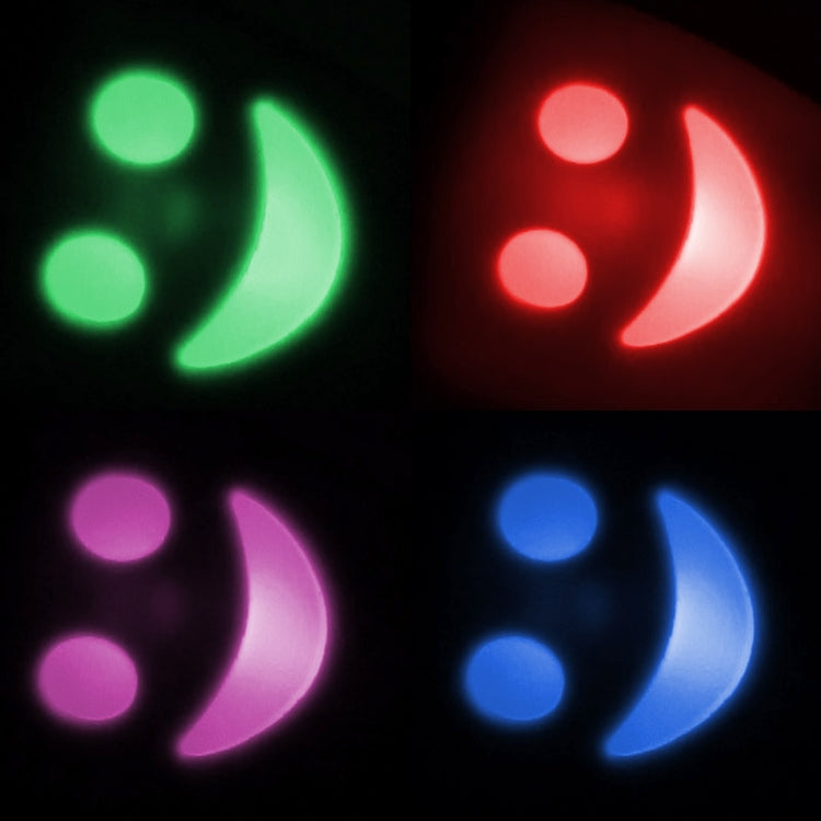 7-colors Luminescence Micro 5 Pin USB Charge / Data Transfer Cable with Smile Face, Suitable for Galaxy S6 / S IV / i9500 / i9200 / i9300