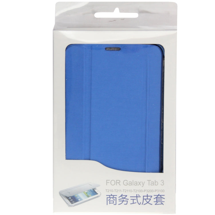 3-folding Leather Case with Holder for Galaxy Tab 3 (7.0) / P3200 / P3210,