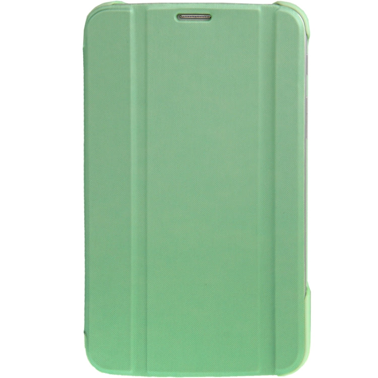 3-folding Leather Case with Holder for Galaxy Tab 3 (7.0) / P3200 / P3210,