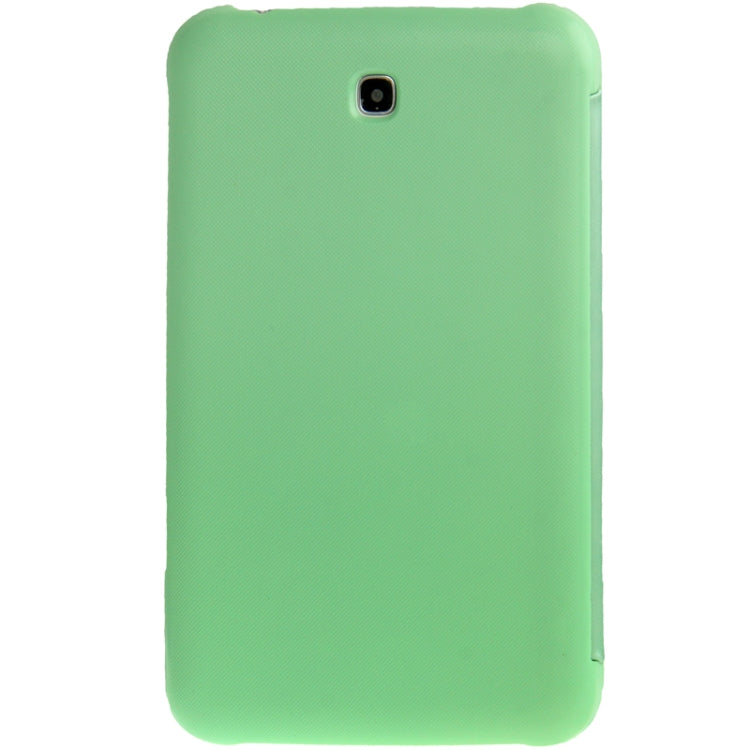 3-folding Leather Case with Holder for Galaxy Tab 3 (7.0) / P3200 / P3210,