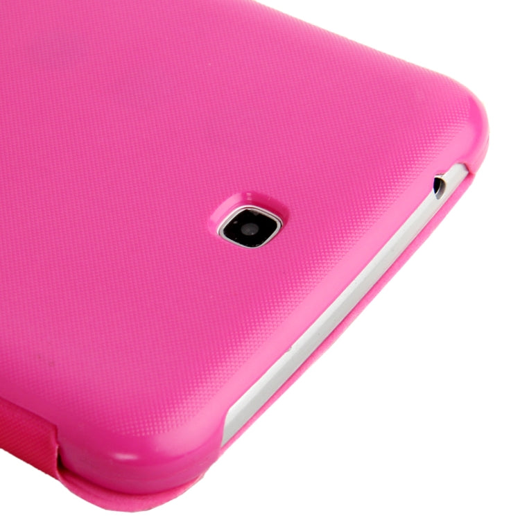 3-folding Leather Case with Holder for Galaxy Tab 3 (7.0) / P3200 / P3210,