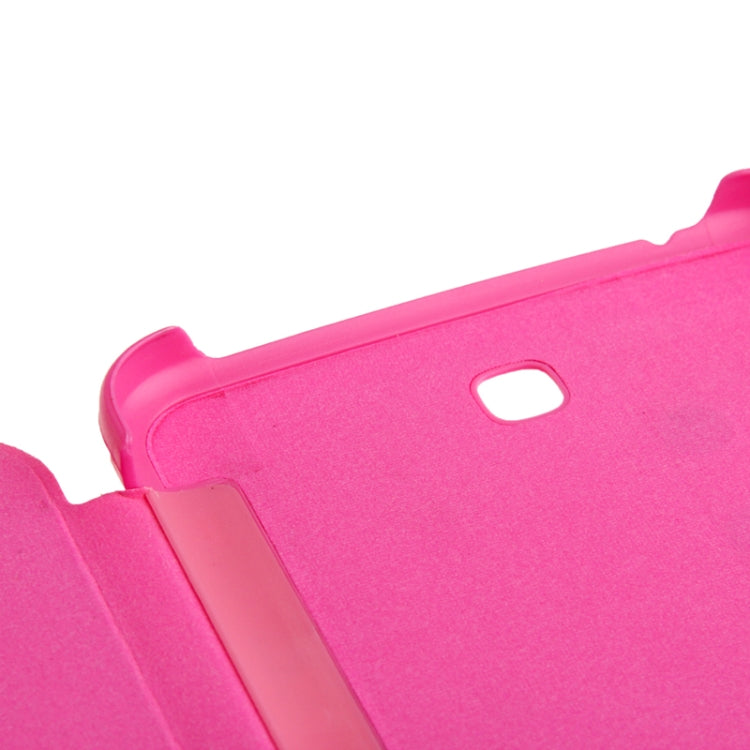 3-folding Leather Case with Holder for Galaxy Tab 3 (7.0) / P3200 / P3210,