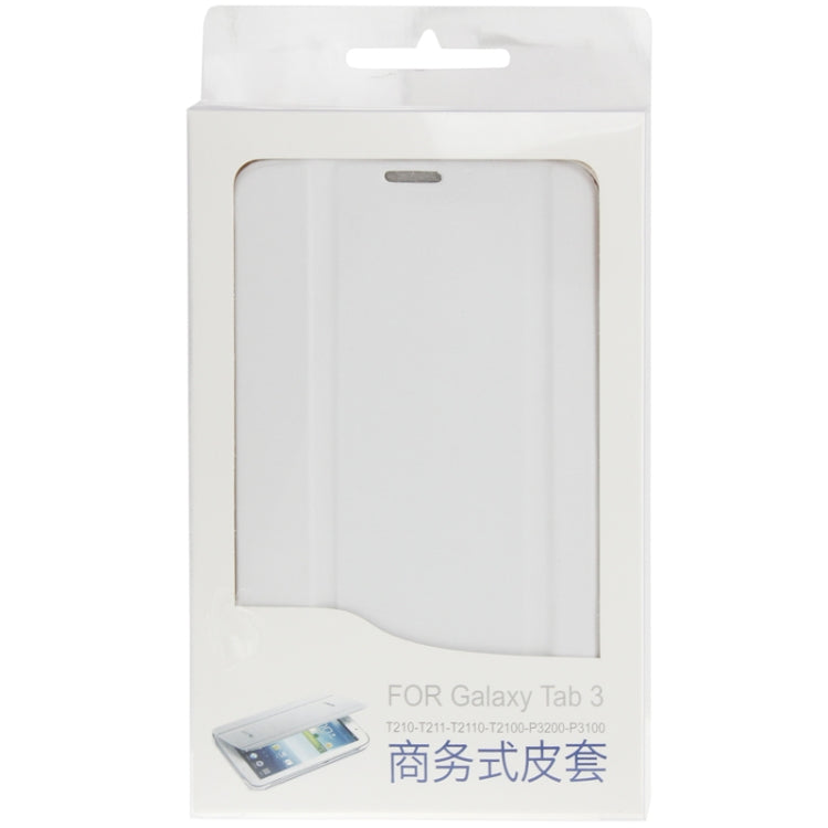 3-folding Leather Case with Holder for Galaxy Tab 3 (7.0) / P3200 / P3210,